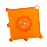 Maxbell Shower Drain Catcher Easy to Clean Reusable for Kitchen Bathroom Sink Orange