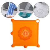 Maxbell Shower Drain Catcher Easy to Clean Reusable for Kitchen Bathroom Sink Orange