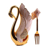 Maxbell Swan Tableware Holder Base Tableware Organizer Kitchen Storage Rack Display fork