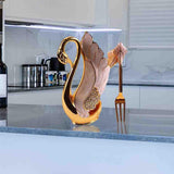 Maxbell Swan Tableware Holder Base Tableware Organizer Kitchen Storage Rack Display fork