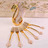 Maxbell Swan Tableware Holder Base Tableware Organizer Kitchen Storage Rack Display fork