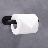 Maxbell Toilet Paper Holder Stainless Steel Toilet Roll Holder Modern for Kitchen Black