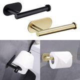 Maxbell Toilet Paper Holder Stainless Steel Toilet Roll Holder Modern for Kitchen Black