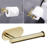 Maxbell Toilet Paper Holder Stainless Steel Toilet Roll Holder Modern for Kitchen Golden