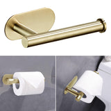 Maxbell Toilet Paper Holder Stainless Steel Toilet Roll Holder Modern for Kitchen Golden