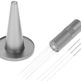 Maxbell Coffee Stirrer Barista Hand Distribution Tool with Stand Coffee Distributor Grey