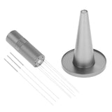 Maxbell Coffee Stirrer Barista Hand Distribution Tool with Stand Coffee Distributor Grey