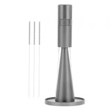 Maxbell Coffee Stirrer Barista Hand Distribution Tool with Stand Coffee Distributor Grey