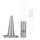 Maxbell Coffee Stirrer Barista Hand Distribution Tool with Stand Coffee Distributor Grey