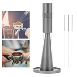 Maxbell Coffee Stirrer Barista Hand Distribution Tool with Stand Coffee Distributor Grey
