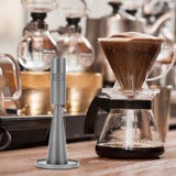 Maxbell Coffee Stirrer Barista Hand Distribution Tool with Stand Coffee Distributor Grey