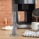 Maxbell Coffee Stirrer Barista Hand Distribution Tool with Stand Coffee Distributor Grey