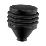 Maxbell Silicone Coffee Grinder Powder Outlet Parts for Cafe Kitchen Black Large