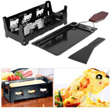 Maxbell Non Stick Candlelight Cheese Raclette with Foldable Handle for Kitchen Black