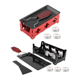 Maxbell Non Stick Candlelight Cheese Raclette with Foldable Handle for Kitchen Black