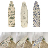 Maxbell Ironing Board Cover Durable Reusable Protects Delicate Fabrics for Travel Green pine cones