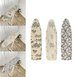 Maxbell Ironing Board Cover Durable Reusable Protects Delicate Fabrics for Travel Green pine cones
