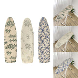Maxbell Ironing Board Cover Durable Reusable Protects Delicate Fabrics for Travel Green pine cones