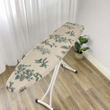 Maxbell Ironing Board Cover Durable Reusable Protects Delicate Fabrics for Travel Green pine cones