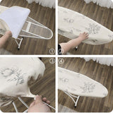 Maxbell Ironing Board Cover Durable Reusable Protects Delicate Fabrics for Travel Little flower