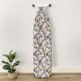 Maxbell Ironing Board Cover Durable Reusable Protects Delicate Fabrics for Travel Blue rose