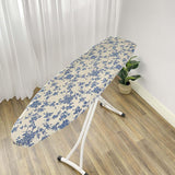 Maxbell Ironing Board Cover Durable Reusable Protects Delicate Fabrics for Travel Blue rose