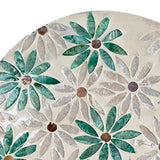 Maxbell Antique Serving Tray Placemat Organizer Counter Home Decor Perfume leaves