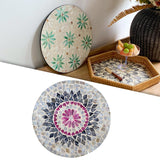 Maxbell Antique Serving Tray Placemat Organizer Counter Home Decor Perfume Irregular