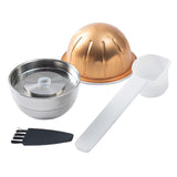 Maxbell Coffee Pod Tamper Espresso Cup Stainless Steel Refillable for Coffee Maker style C