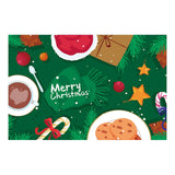 Maxbell 6x Christmas Placemats Heat Resistant Cloth for Indoor Kitchen Decoration styleA