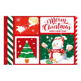 Maxbell 6x Christmas Placemats Heat Resistant Cloth for Indoor Kitchen Decoration styleA