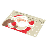 Maxbell 6x Christmas Placemats Heat Resistant Cloth for Indoor Kitchen Decoration styleB