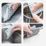Maxbell Multi Function Vegetable Fruit Brush Insulation Pads Potato Scrubber Supply Gray