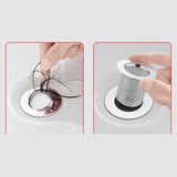 Maxbell Floor Drain Filter Stainless Steel Anti Clogging Bathtub Mesh Basket Filter Fit 29mm-53mm Short