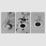 Maxbell Floor Drain Filter Stainless Steel Anti Clogging Bathtub Mesh Basket Filter Fit 29mm-53mm Short