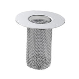 Maxbell Floor Drain Filter Stainless Steel Anti Clogging Bathtub Mesh Basket Filter Fit 29mm-53mm Short