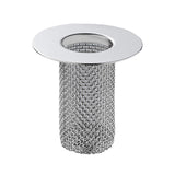 Maxbell Floor Drain Filter Stainless Steel Anti Clogging Bathtub Mesh Basket Filter Fit 29mm-53mm Short