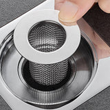 Maxbell Floor Drain Filter Stainless Steel Anti Clogging Bathtub Mesh Basket Filter Fit 29mm-53mm Short