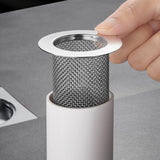 Maxbell Floor Drain Filter Stainless Steel Anti Clogging Bathtub Mesh Basket Filter Fit 29mm-53mm Long