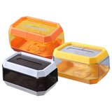 Maxbell Transparent Tissue Cover Dispenser Toilet Paper Organizer for Kitchen Home Yellow