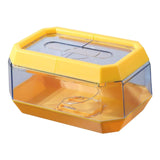 Maxbell Transparent Tissue Cover Dispenser Toilet Paper Organizer for Kitchen Home Yellow