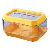 Maxbell Transparent Tissue Cover Dispenser Toilet Paper Organizer for Kitchen Home Yellow