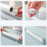 Maxbell Cling Film Dispenser Reusable Kitchen Accessories Refillable Foil Dispenser