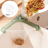 Maxbell Kitchen Sink Strainer Hanging Drain Rack Corner Basket Rack Holder Green