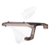 Maxbell Kitchen Sink Strainer Hanging Drain Rack Corner Basket Rack Holder Black