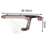 Maxbell Kitchen Sink Strainer Hanging Drain Rack Corner Basket Rack Holder Black