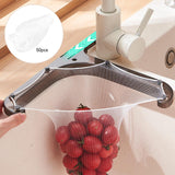 Maxbell Kitchen Sink Strainer Hanging Drain Rack Corner Basket Rack Holder Black