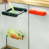 Maxbell Folding Trash Rack Bag Shelf Portable Practical for Camping Outdoor Cupboard green