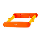 Maxbell Folding Trash Rack Bag Shelf Portable Practical for Camping Outdoor Cupboard orange