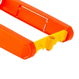 Maxbell Folding Trash Rack Bag Shelf Portable Practical for Camping Outdoor Cupboard orange
